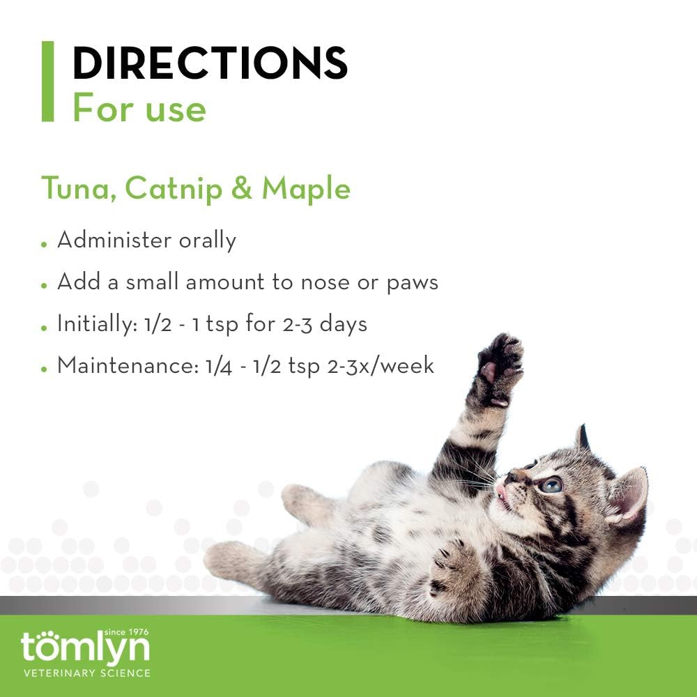 Catnip Flavored Hairball Remedy Gel for Cats, 4.25oz 2 Pack V796428