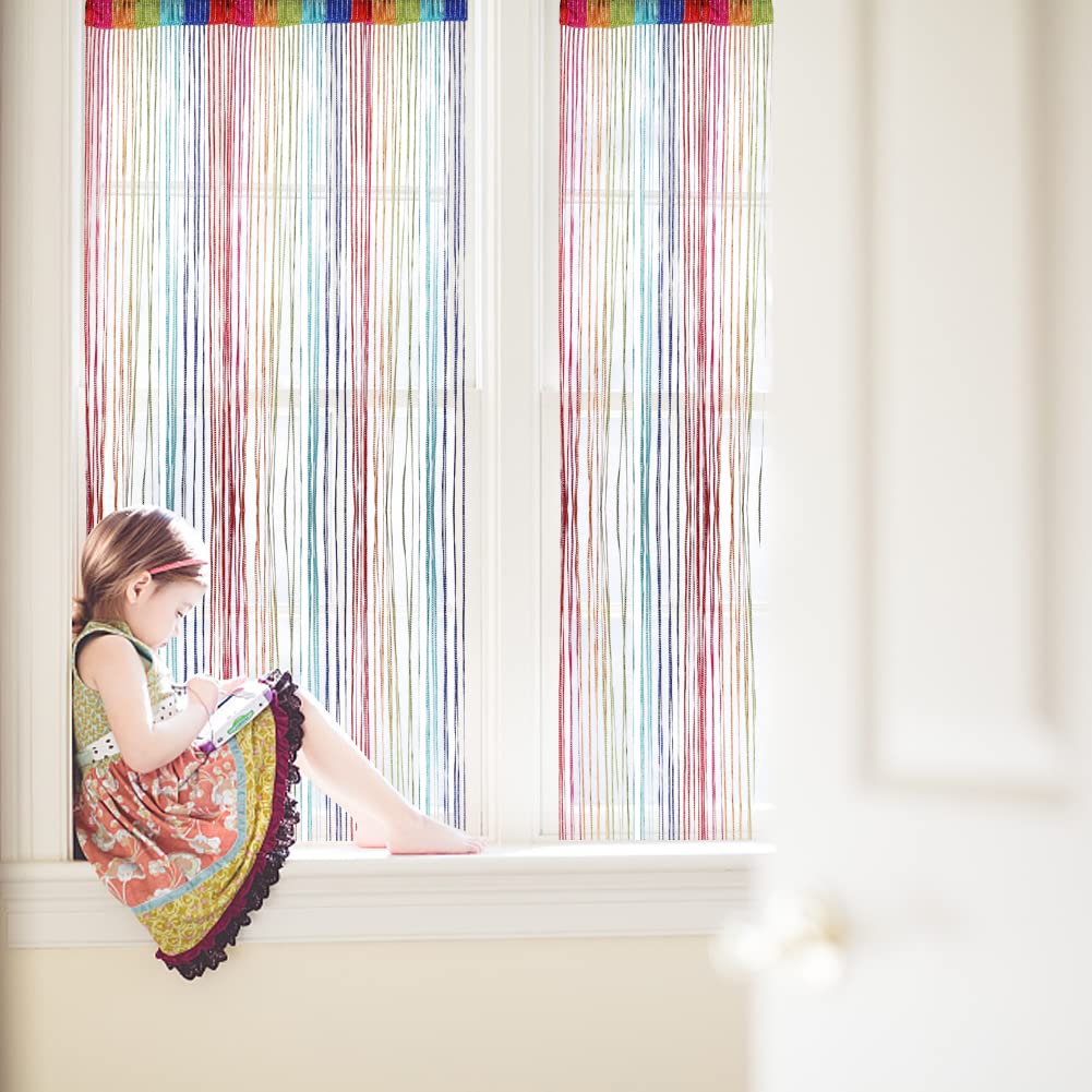 String Curtain Fringe Room Divider Z2355