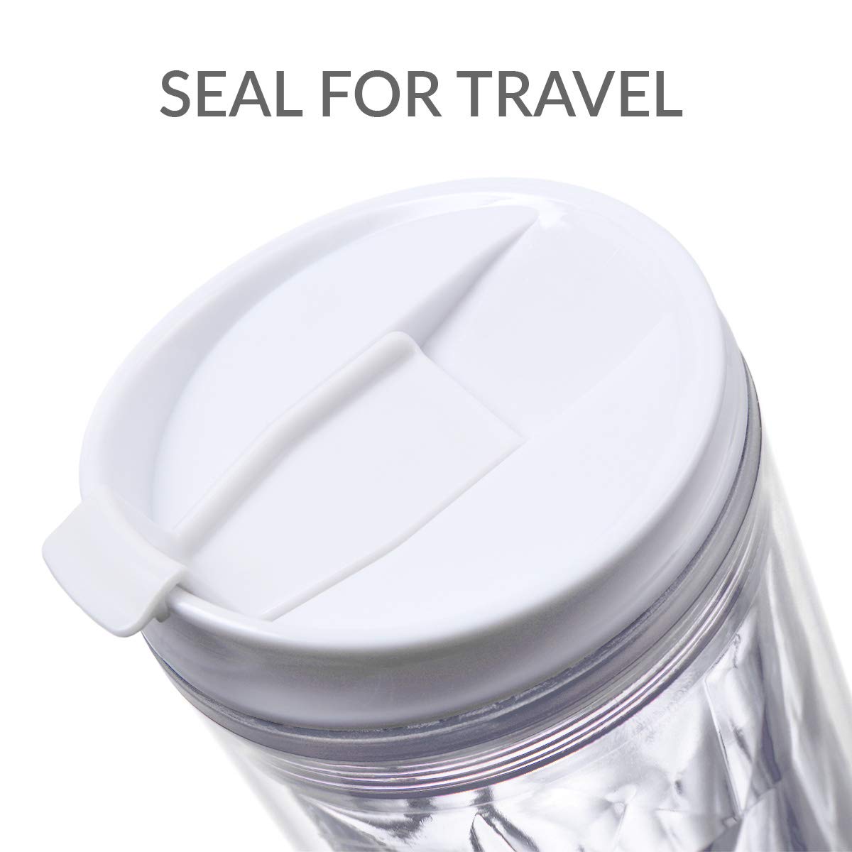 22 oz Clear Diamond Shake Tumbler Cup P239