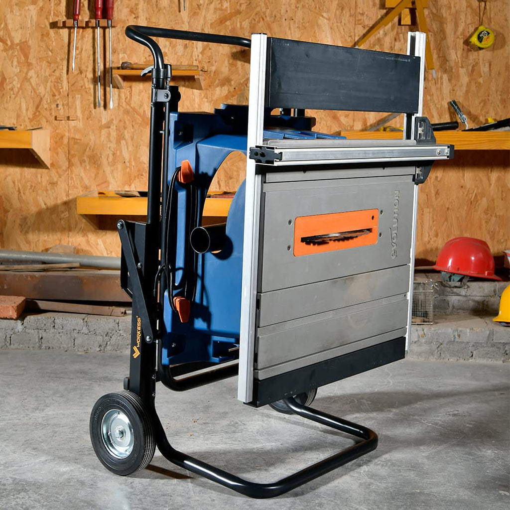 Portable Foldable Table Saw Stand with 8 Inch Wheels F2444