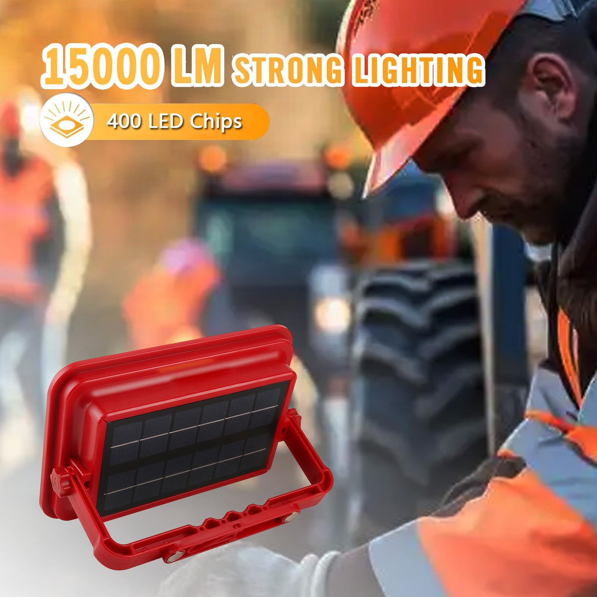 Portable Rechargeable Magnetic Work Light 16500mAh 200W 15000LM IP69 B8811
