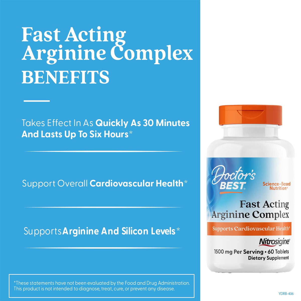 Arginine Complex 1500 mg 60 Tablets K837756