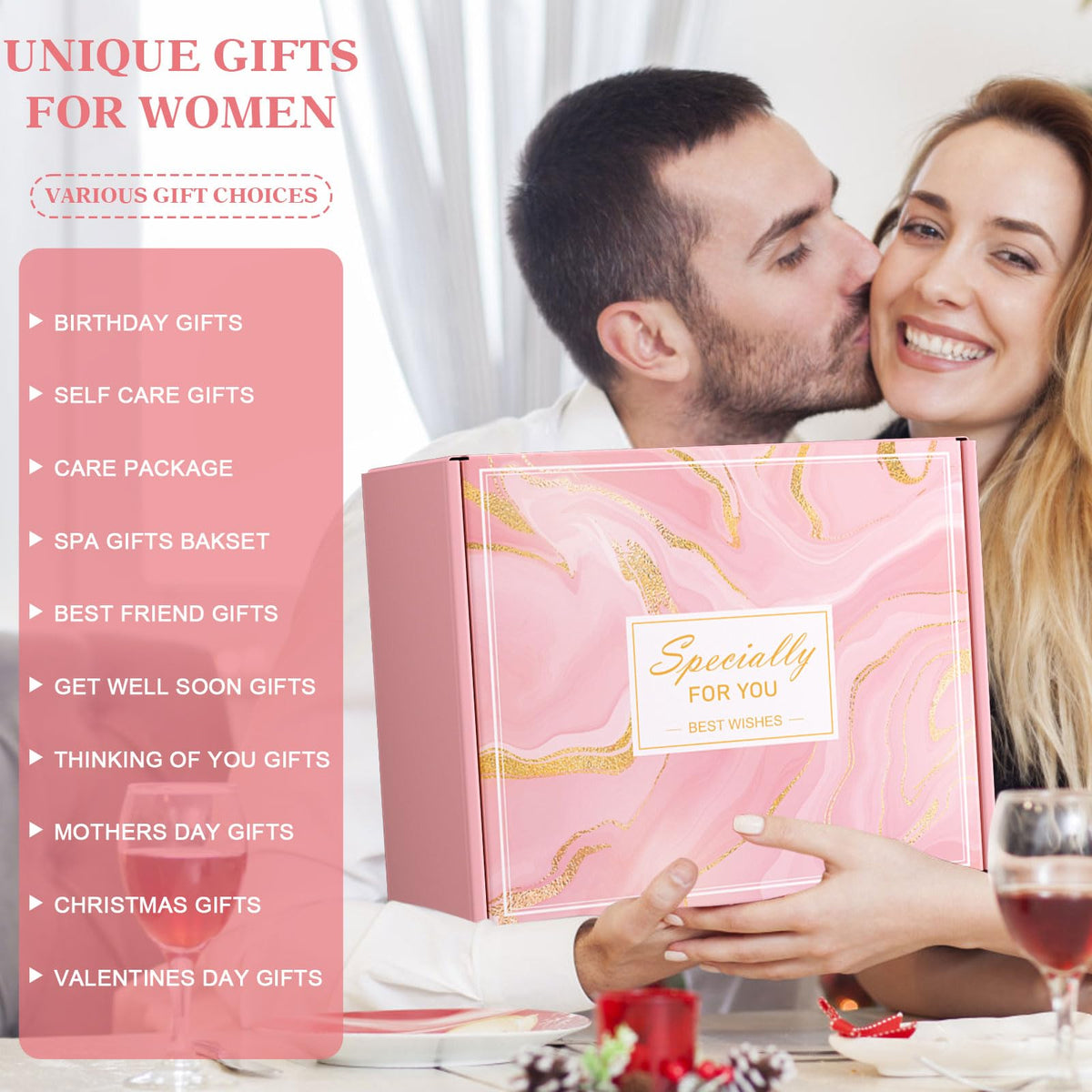 Pink Relaxing Spa Gift Set with Blanket Z285