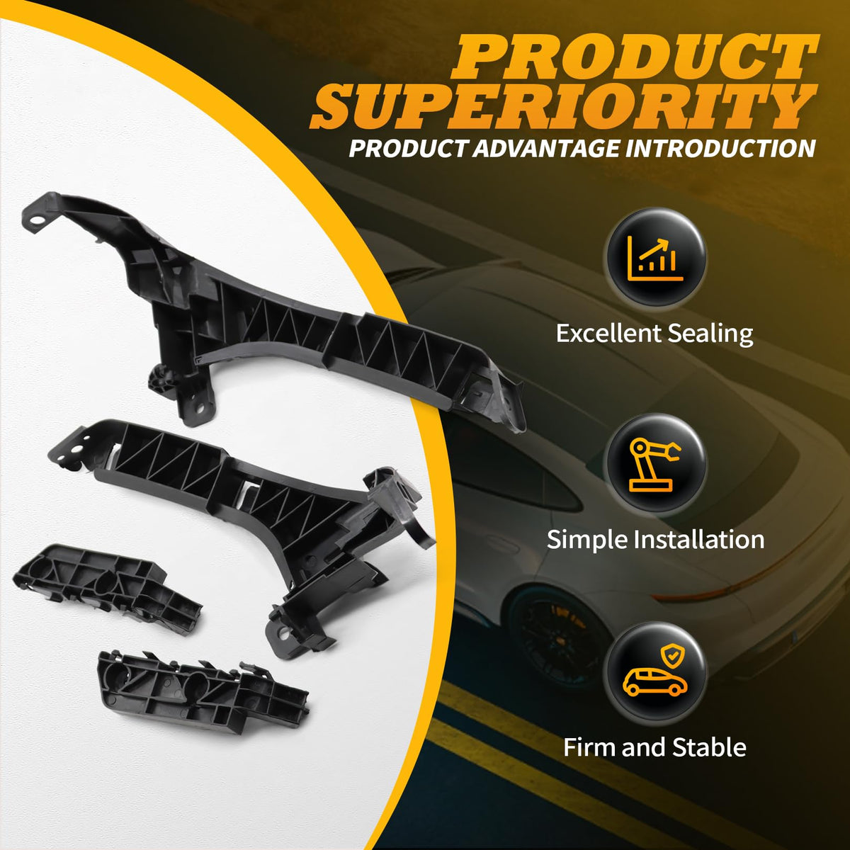 Front Bumper & Headlight Brackets J35114