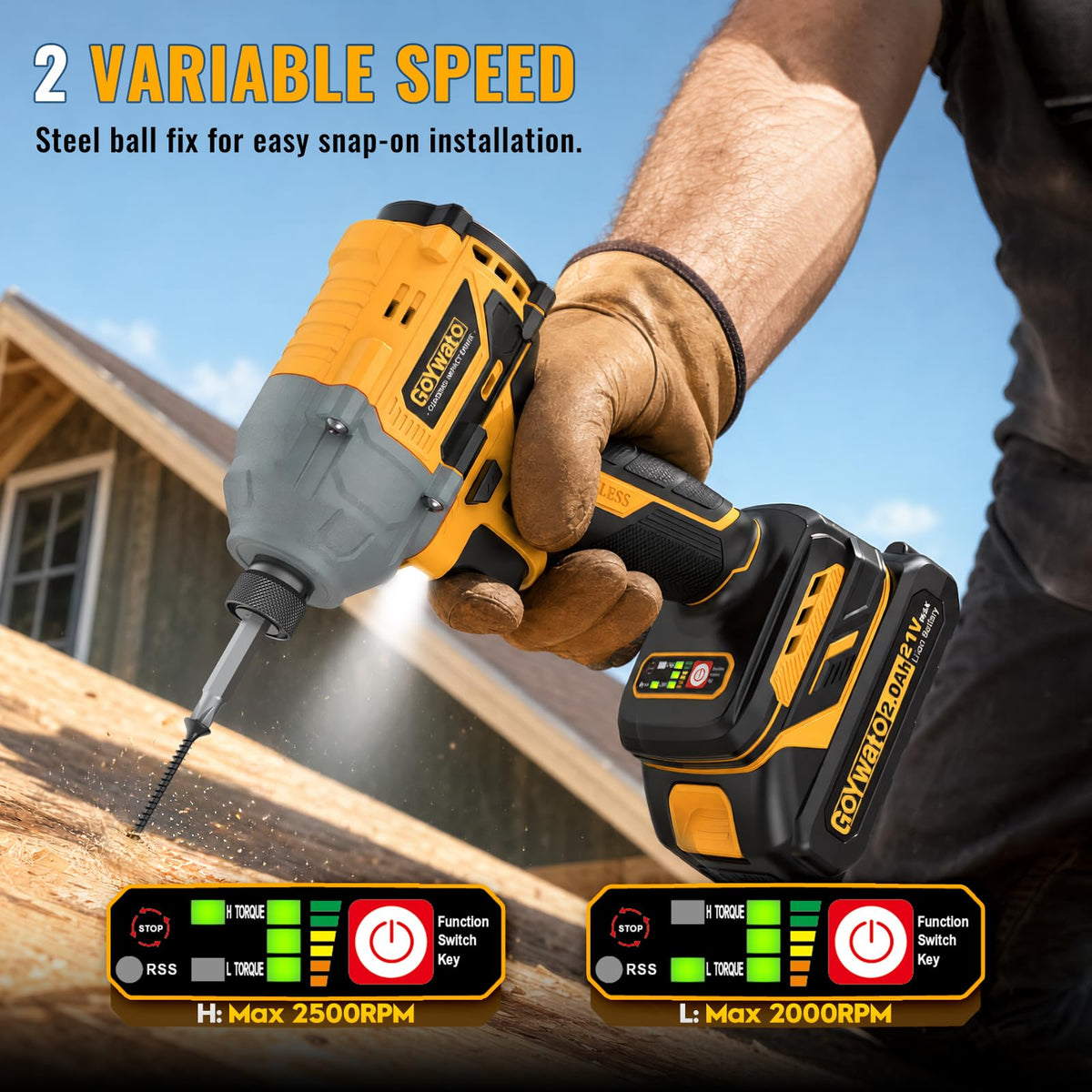 21V Brushless Cordless Drill & Impact Driver Combo Kit Y4819