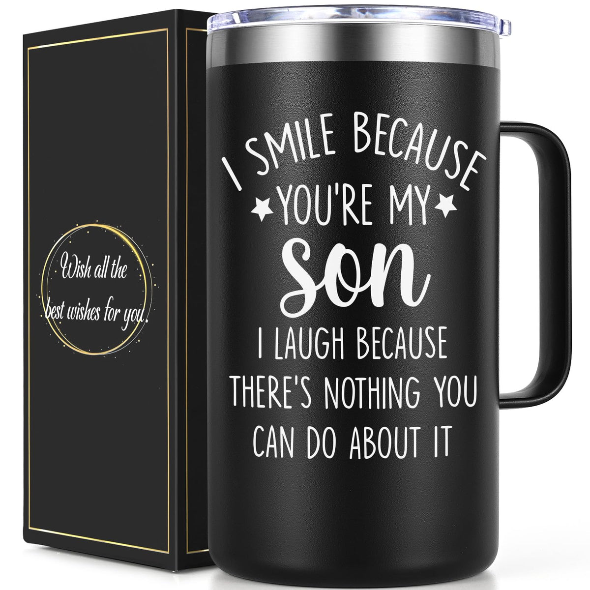 20oz Stainless Steel Insulated Coffee Mug L775