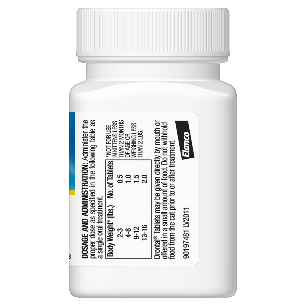 Cat and Kitten Dewormer 50 Tablets F576