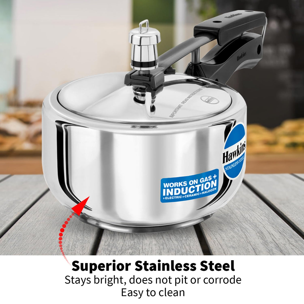 2 Litre Pressure Cooker E60958