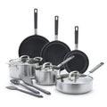Stainless Steel 12 Piece Nonstick Cookware Set S543231