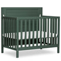 4-in-1 Convertible Mini Baby Crib with Mattress Pad H9983