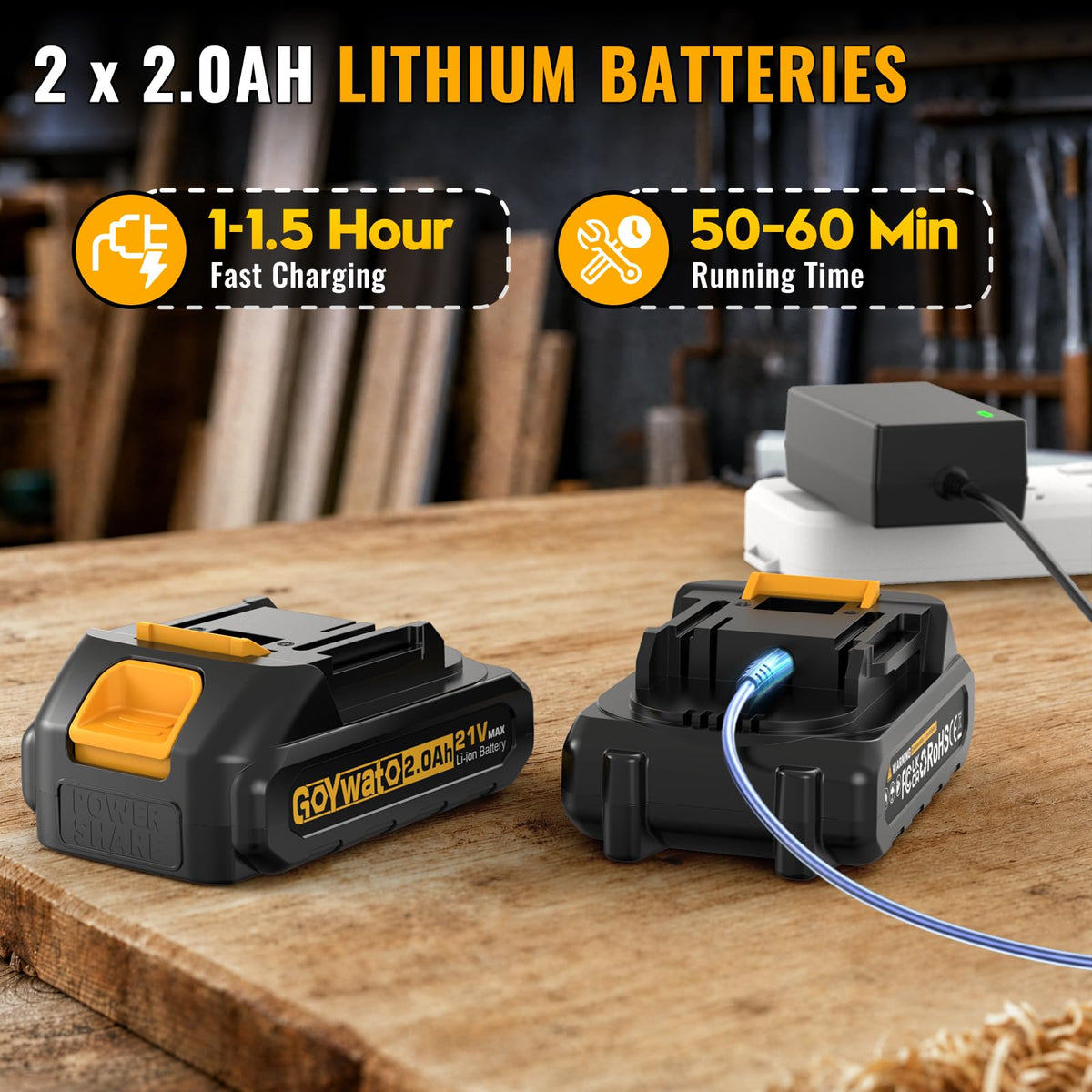 21V Brushless Cordless Drill & Impact Driver Combo Kit Y4819