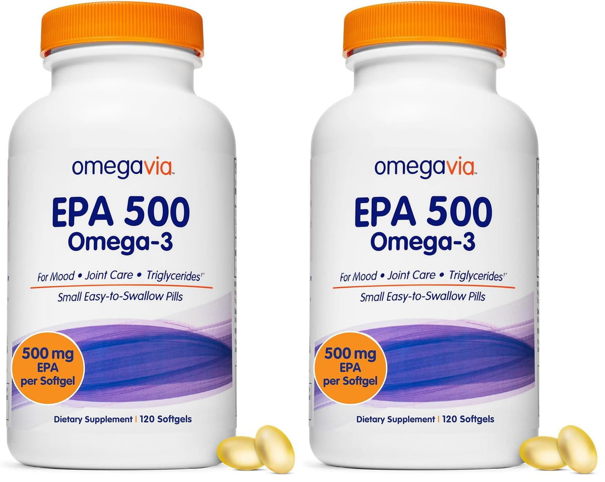 500 mg EPA Omega-3 Fish Oil Softgels, Pack of 2 N4974