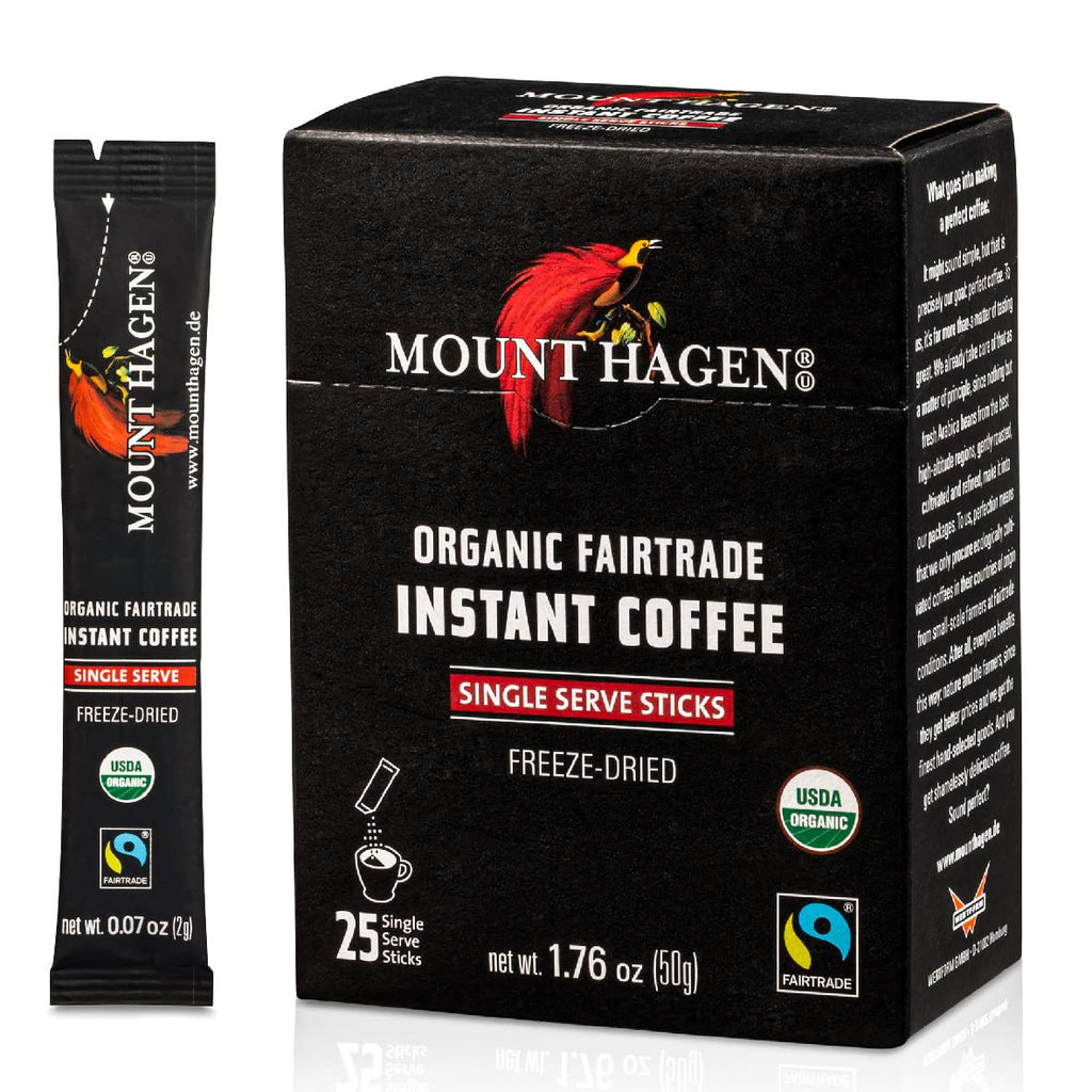 25 Count Organic Medium Roast Instant Coffee Packets V651