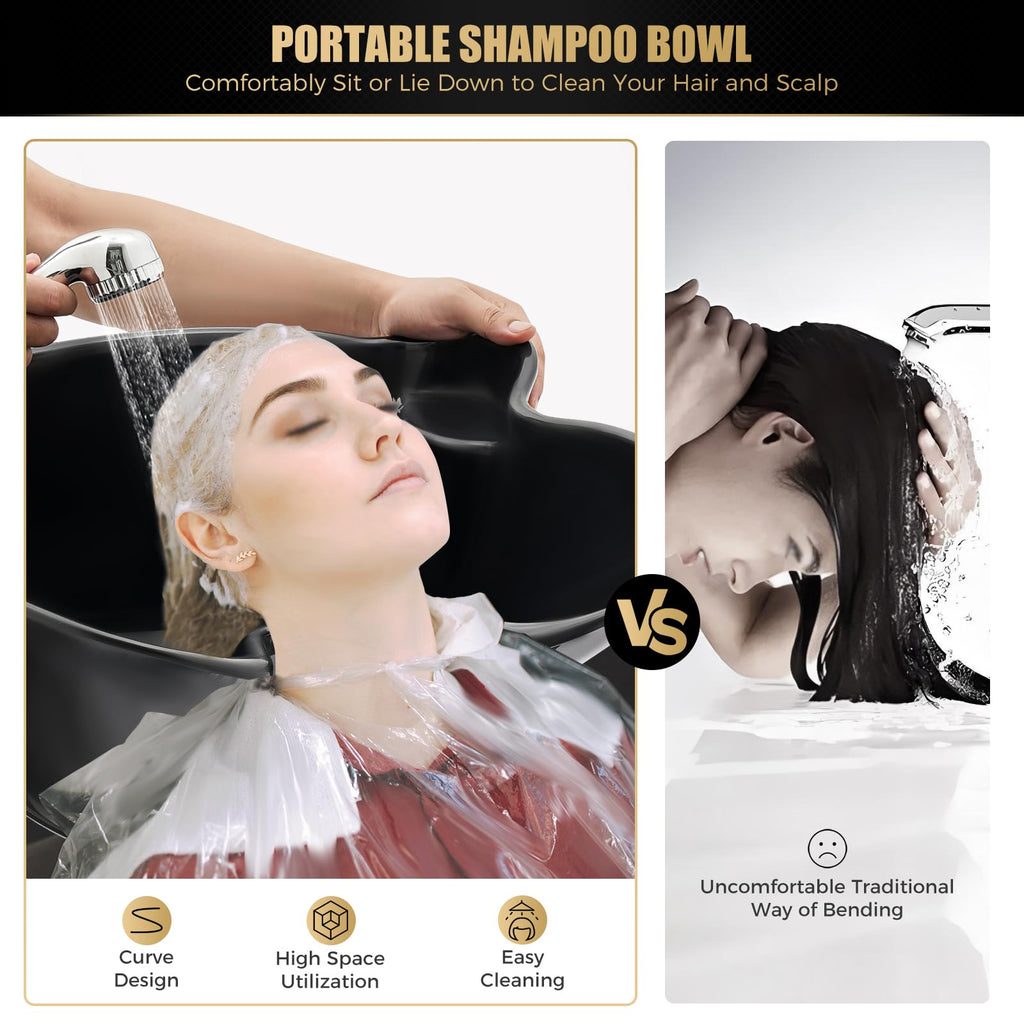 Portable Shampoo Bowl with Electric Pump K513121