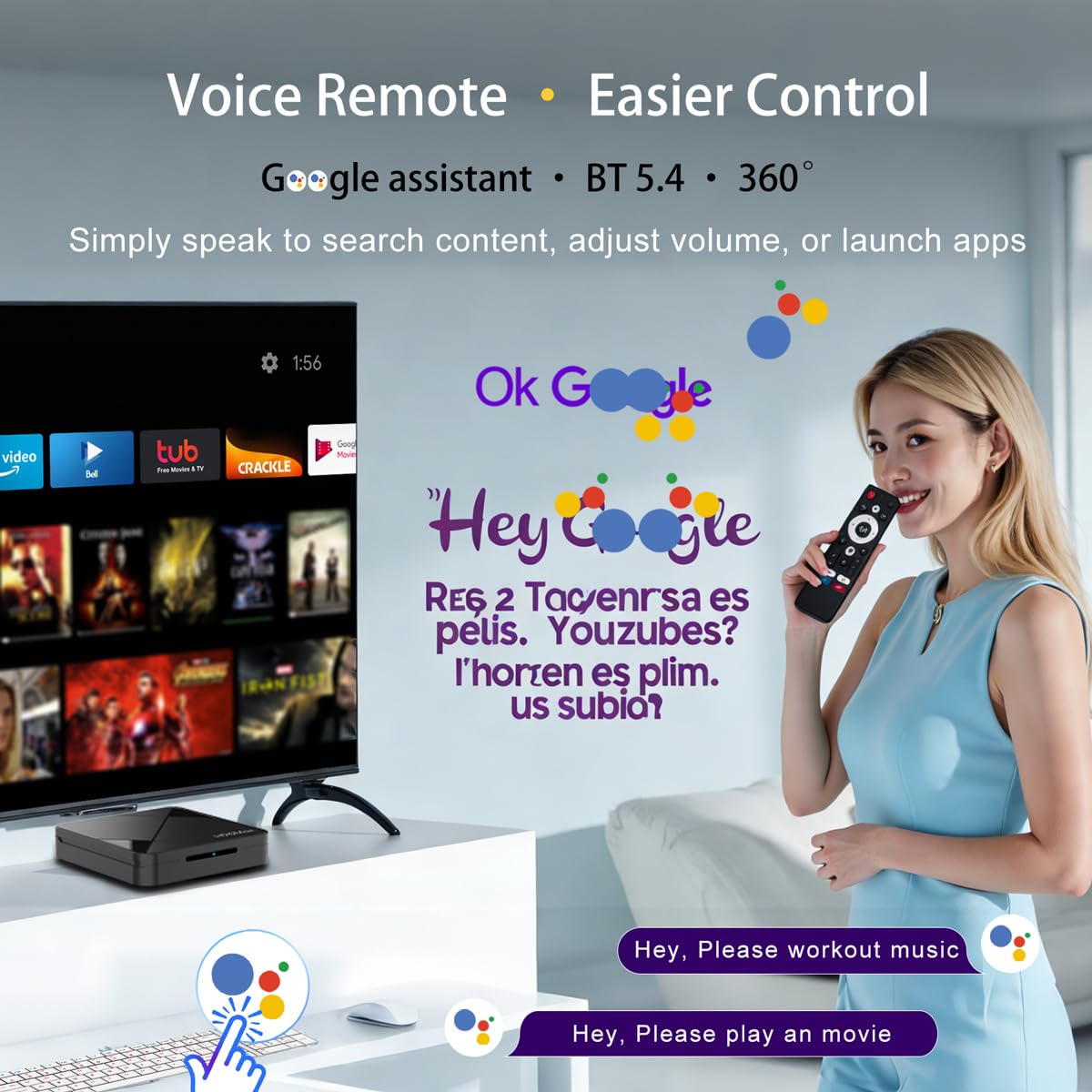 Android 14.0 4K Ultra HD TV Box N123655