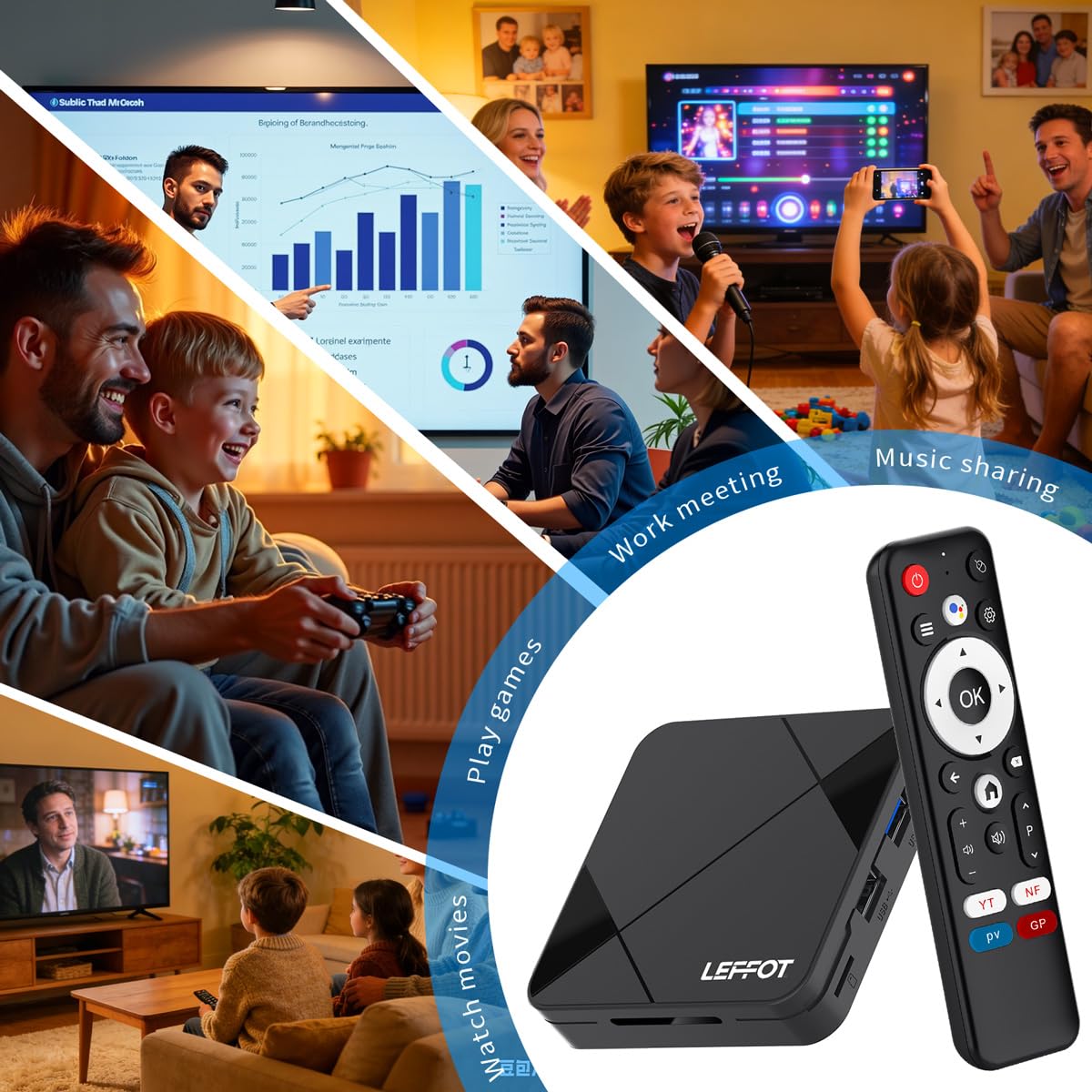 Android 14.0 4K Ultra HD TV Box N123655