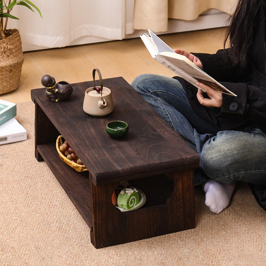 Foldable Japanese Low Floor Table 60x30x22cm X4283