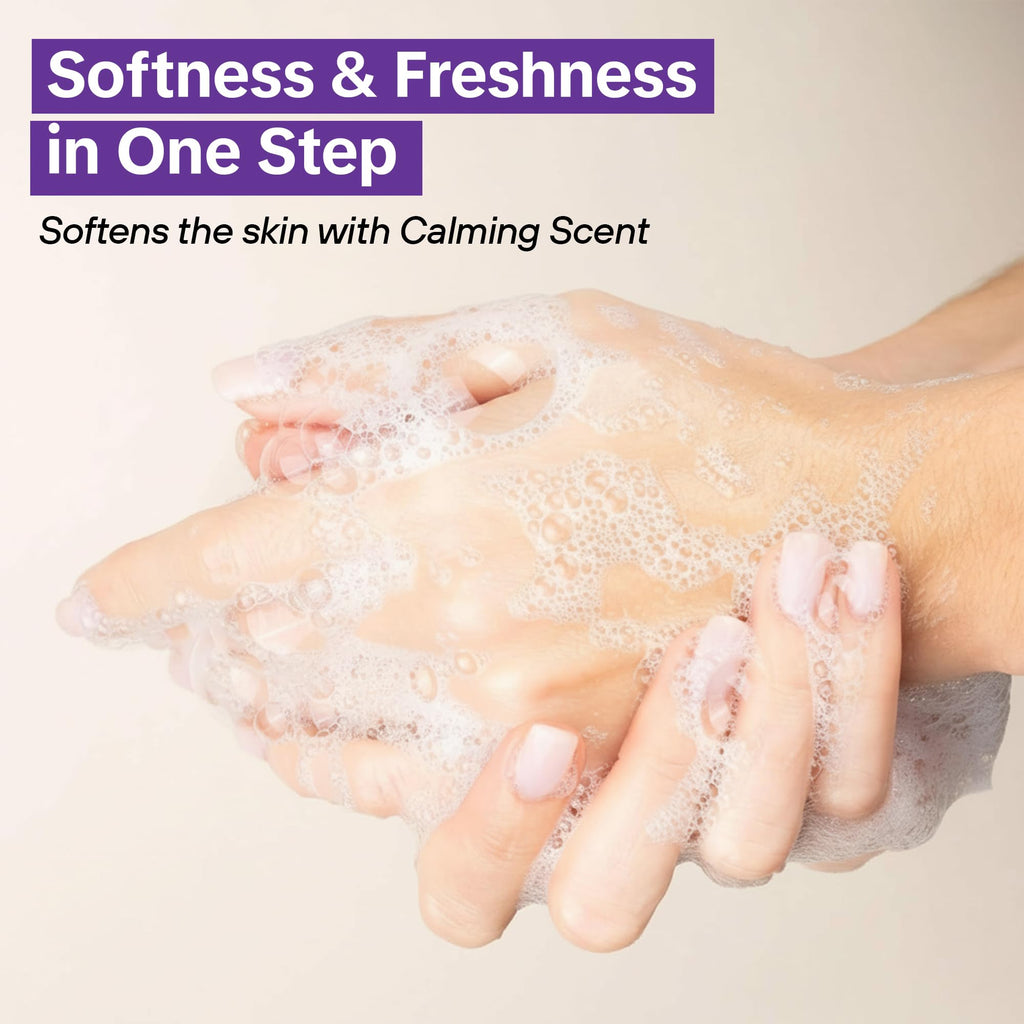 Liquid Hand Soap Refill With Essential Oils, Lavender Scent, 33.8 fl oz A528