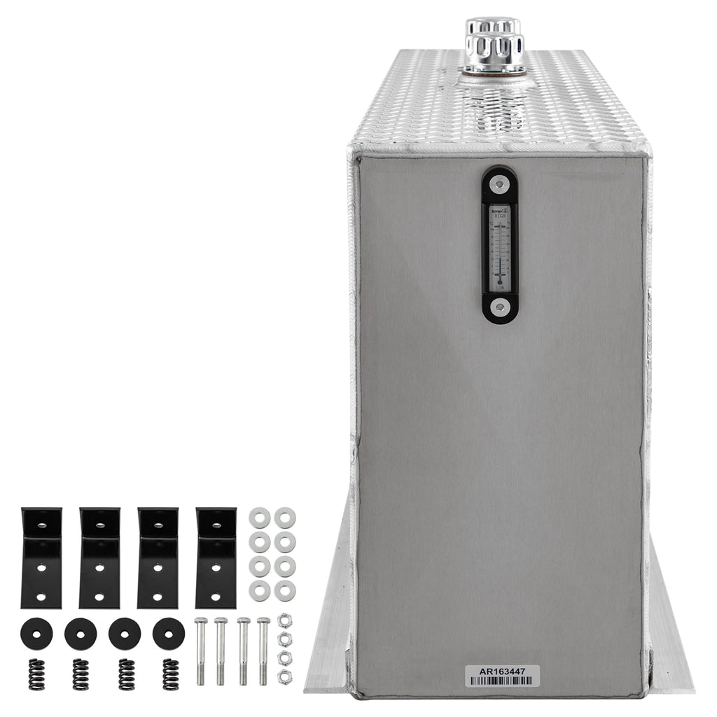 50 Gallon Upright Aluminum Hydraulic Reservoir Tank W2453