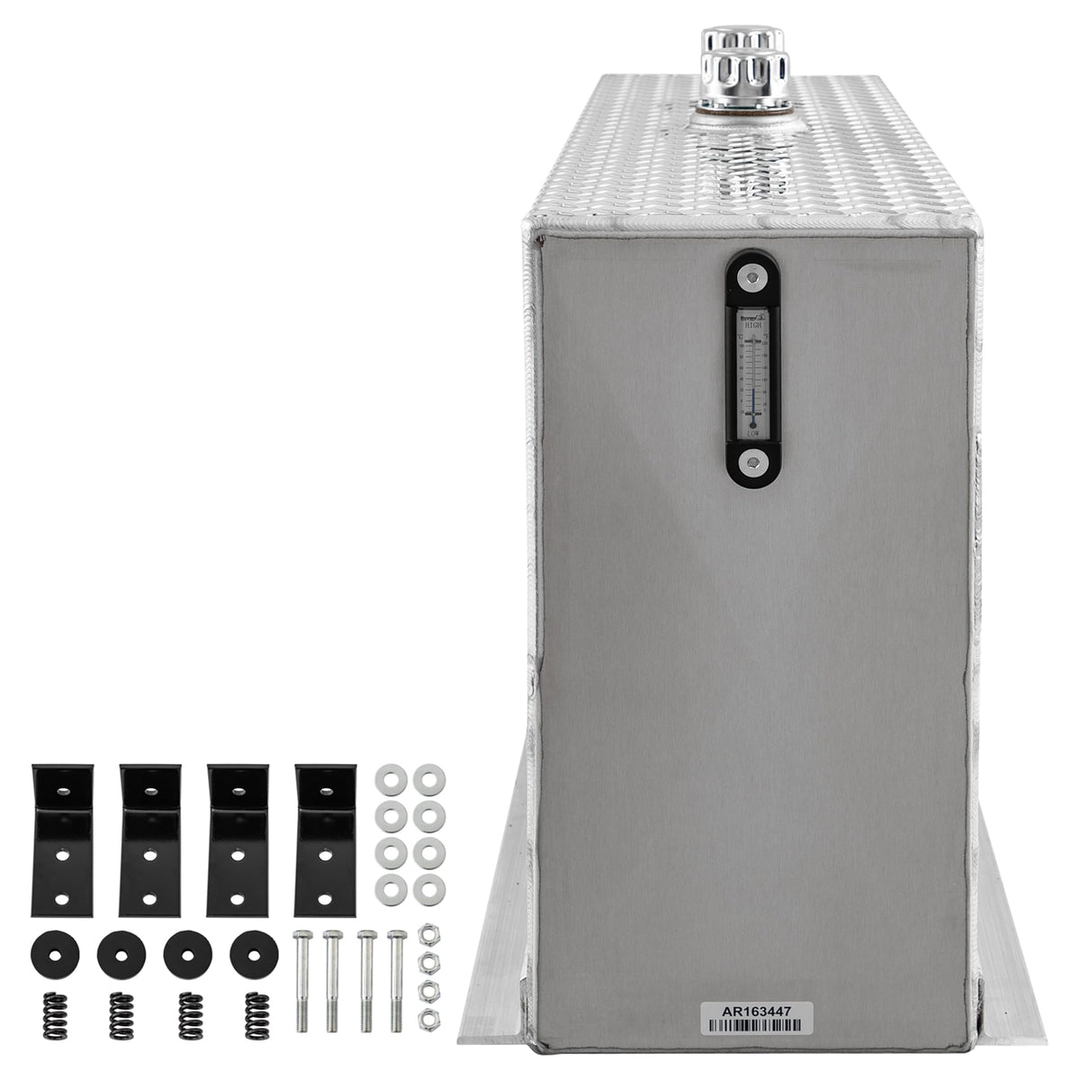 50 Gallon Upright Aluminum Hydraulic Reservoir Tank W2453