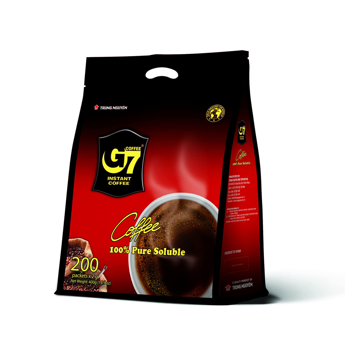 Black Instant Coffee 200 Sachets U532637