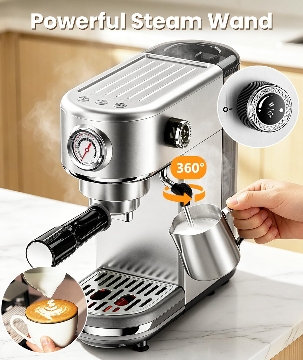 20 Bar Espresso Machine with Milk Frother R74068