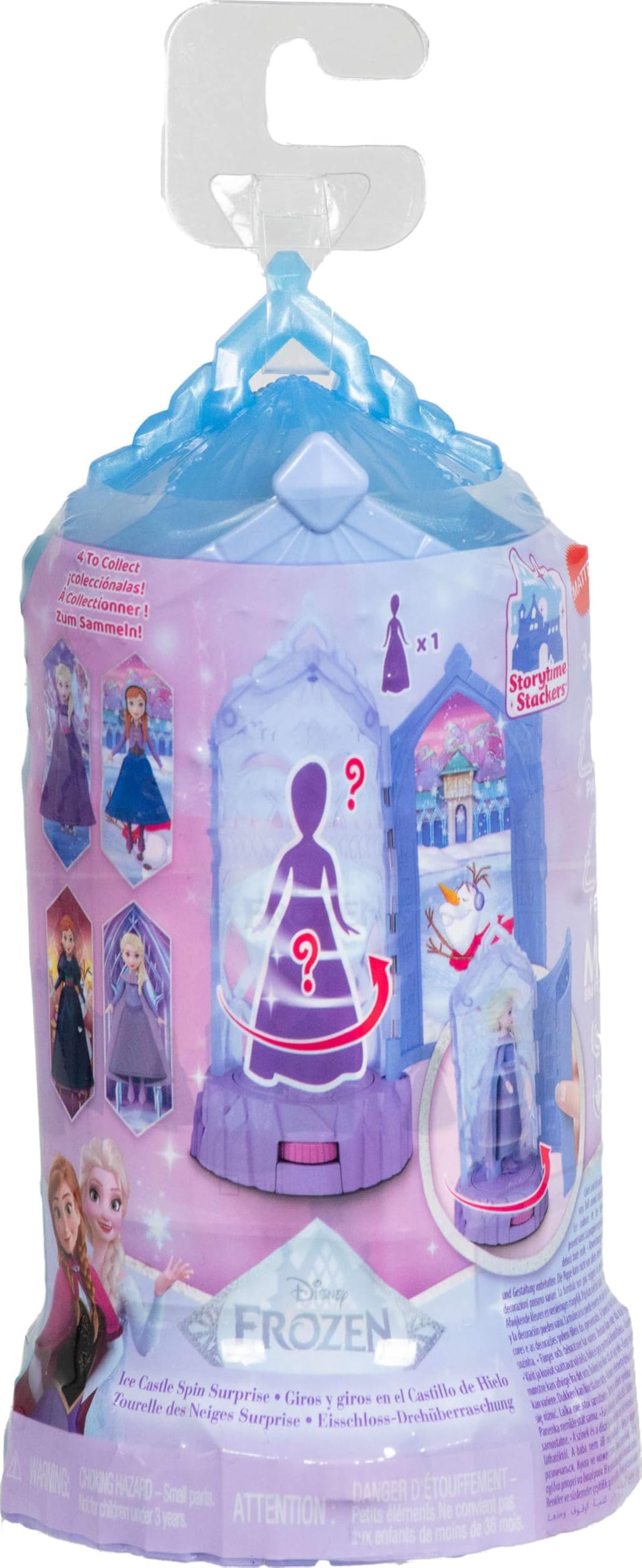 Small Dolls & Mini Castle Playsets with Spinning Doll Reveal F61367