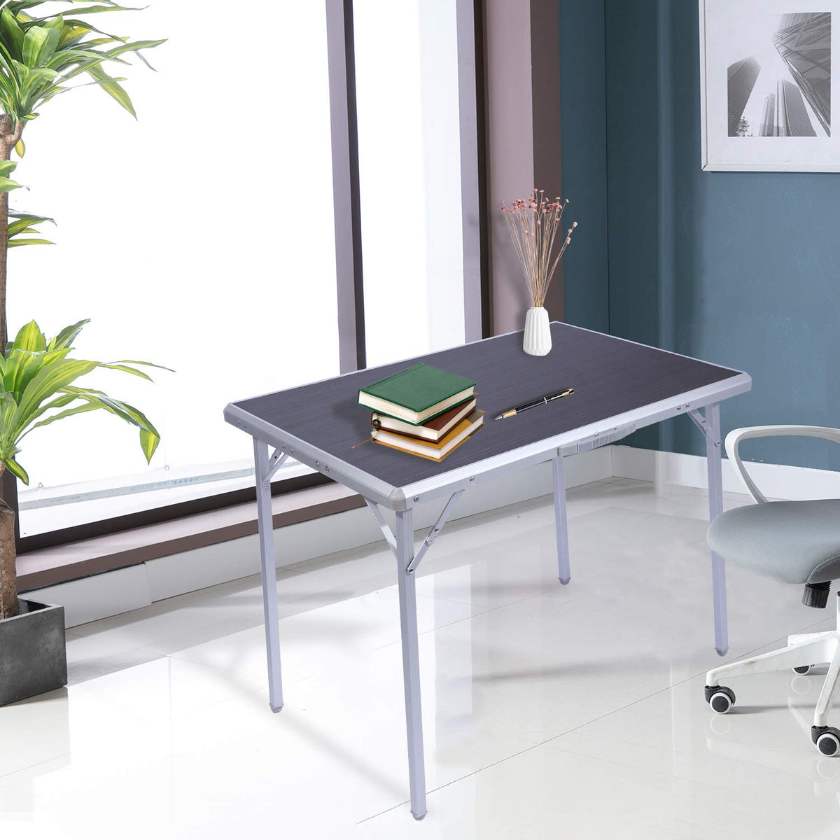 Aluminum Folding Camping Table with Handle L673