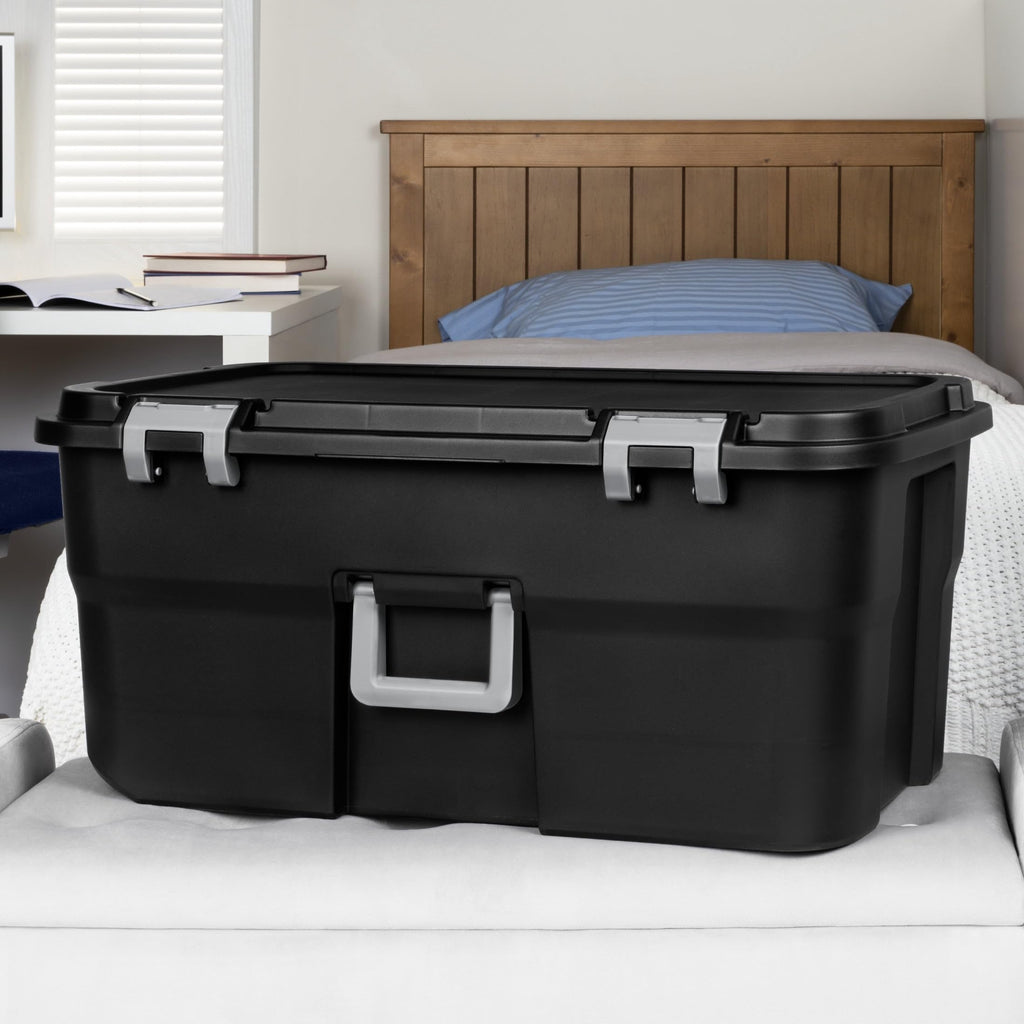 22 Gallon Rolling Storage Trunk with Wheels and Handle L88203