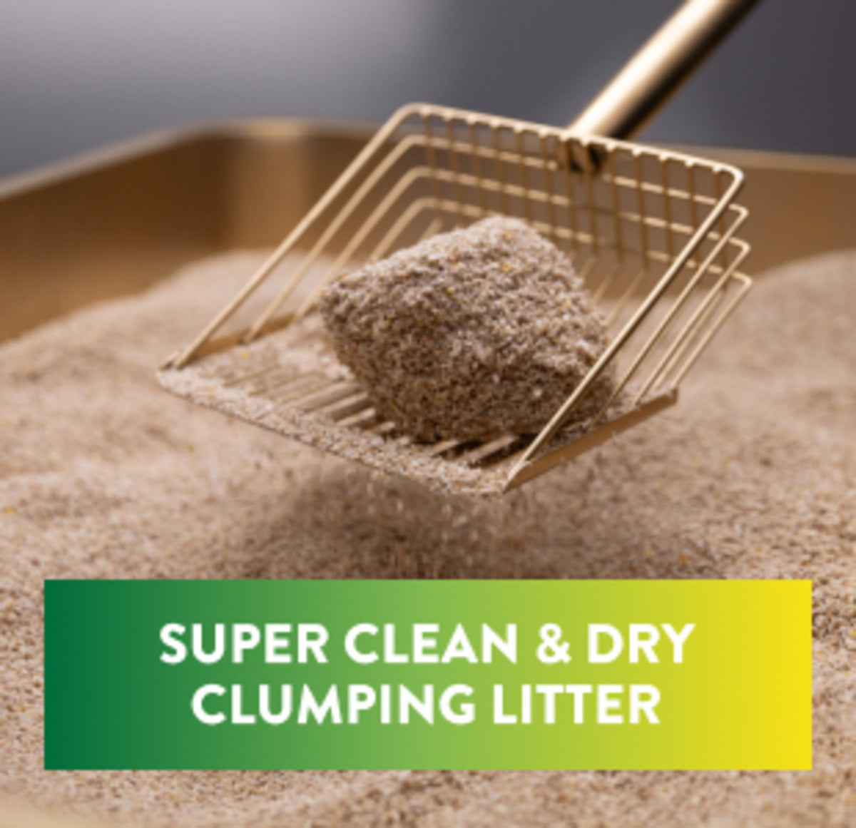 Plant-Based Clumping Cat Litter Unscented 15 Lbs Y599925