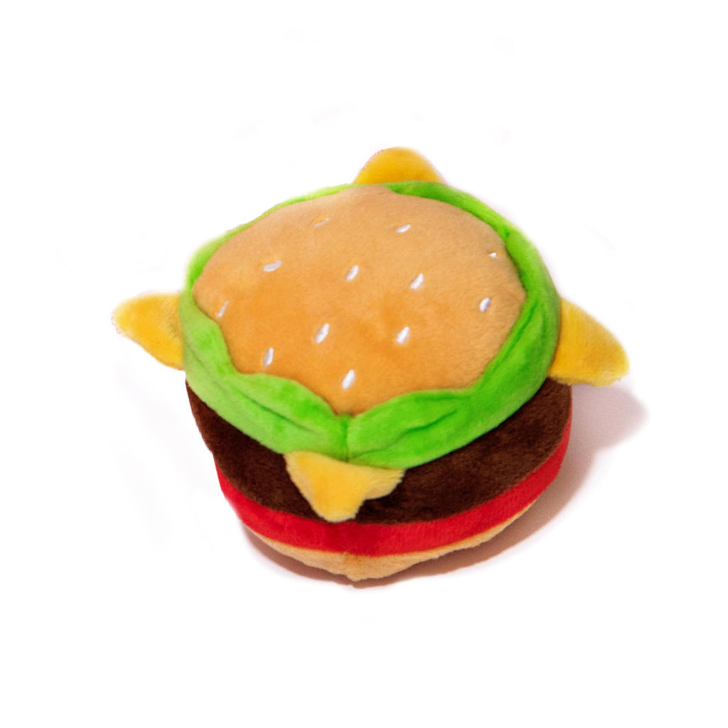 Hamburger Dog Toy with Squeaker L133399