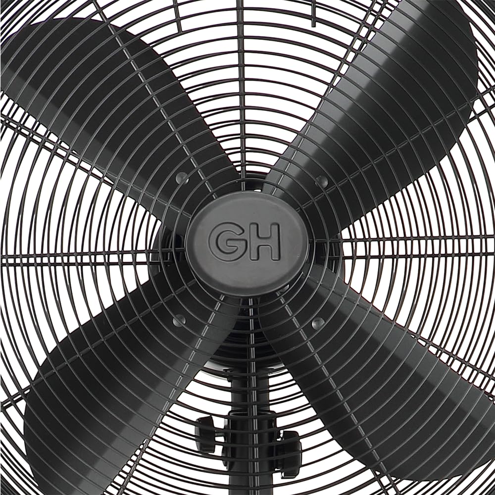 Matte Black 16" Pedestal Fan, 3 Speeds J761