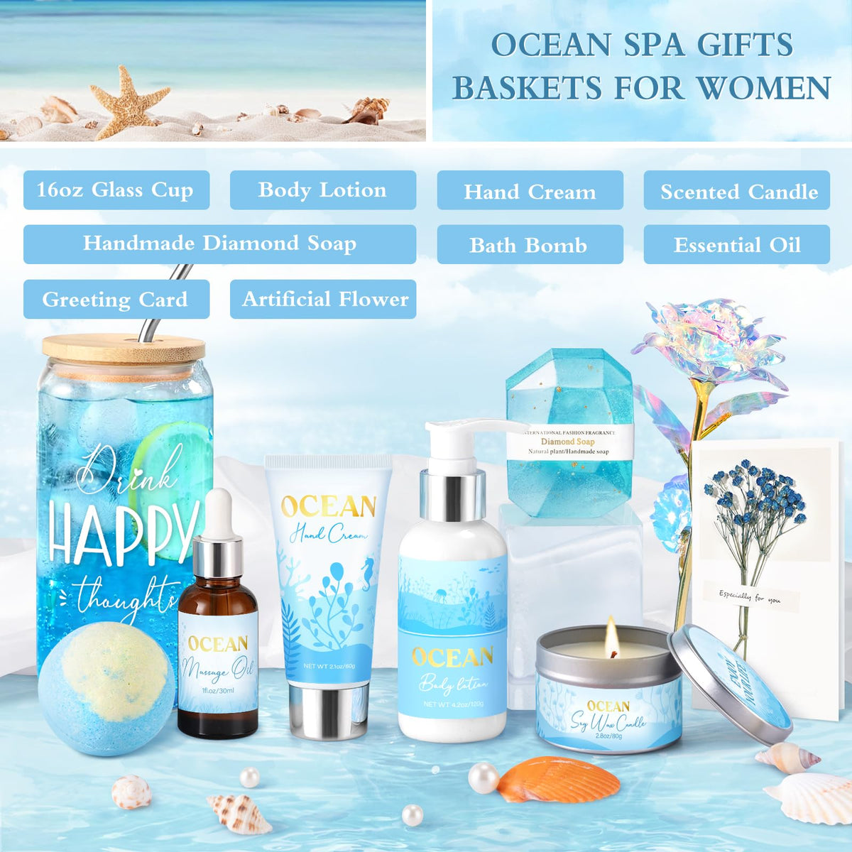 Spa Gift Baskets Bath and Body Gift Set V15677