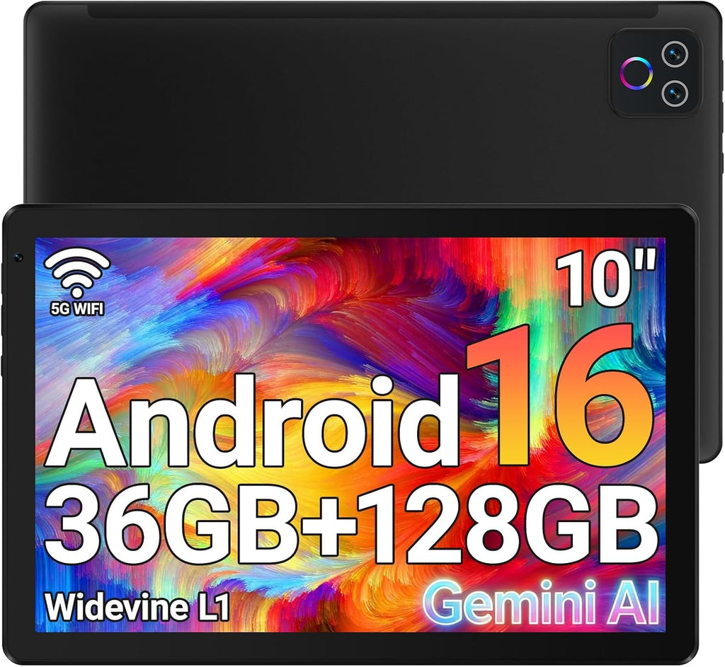 10.1" Android 16 Tablet Octa-core 36GB+128GB Dual Camera E324