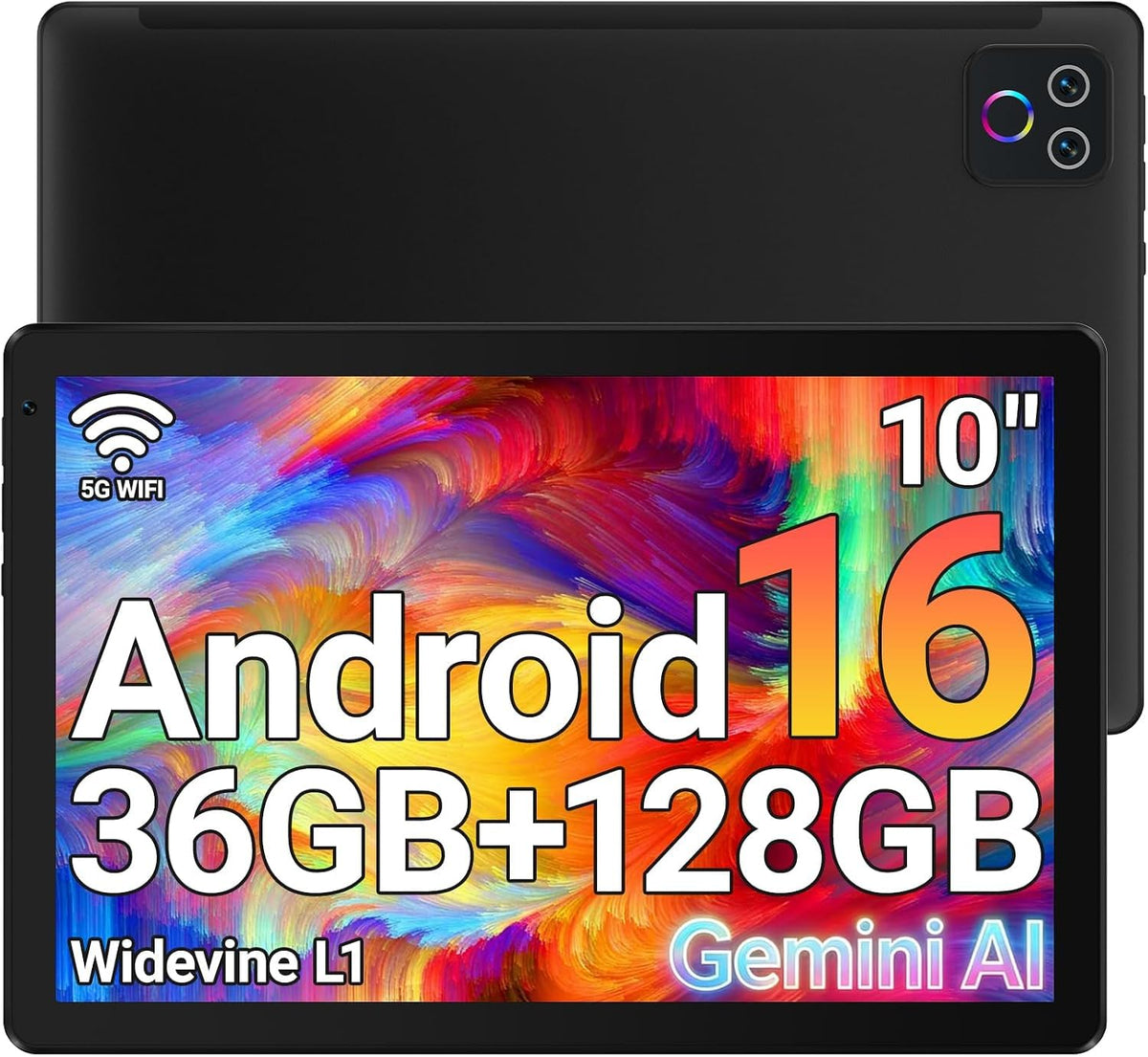 10.1" Android 16 Tablet Octa-core 36GB+128GB Dual Camera E324