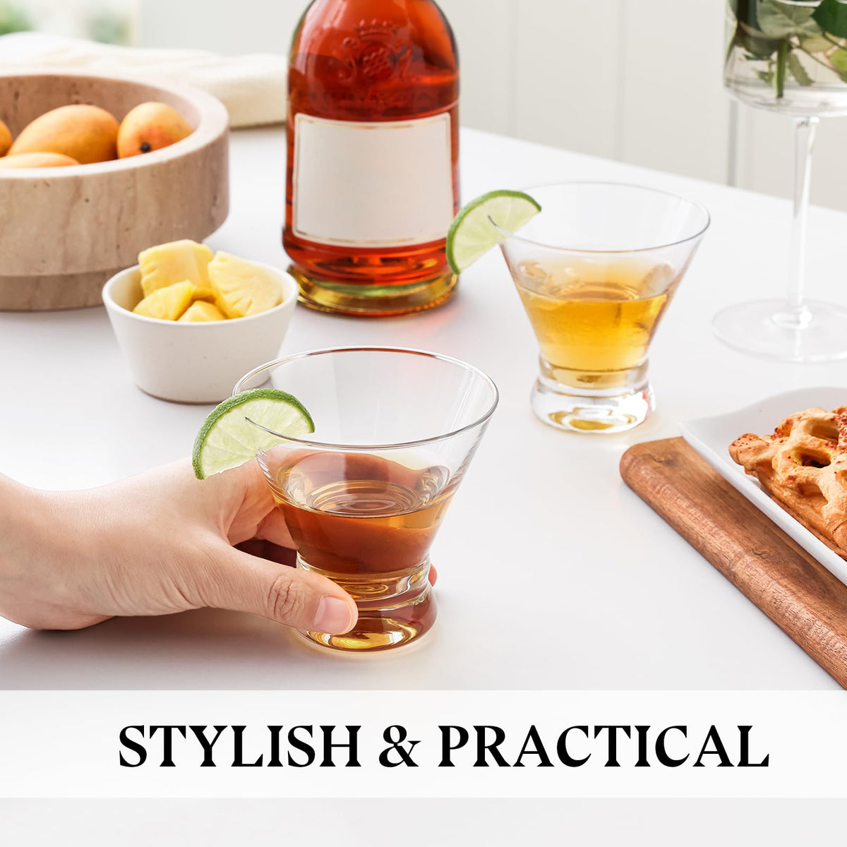 Stemless Cocktail Glasses Set of 4 Z53524