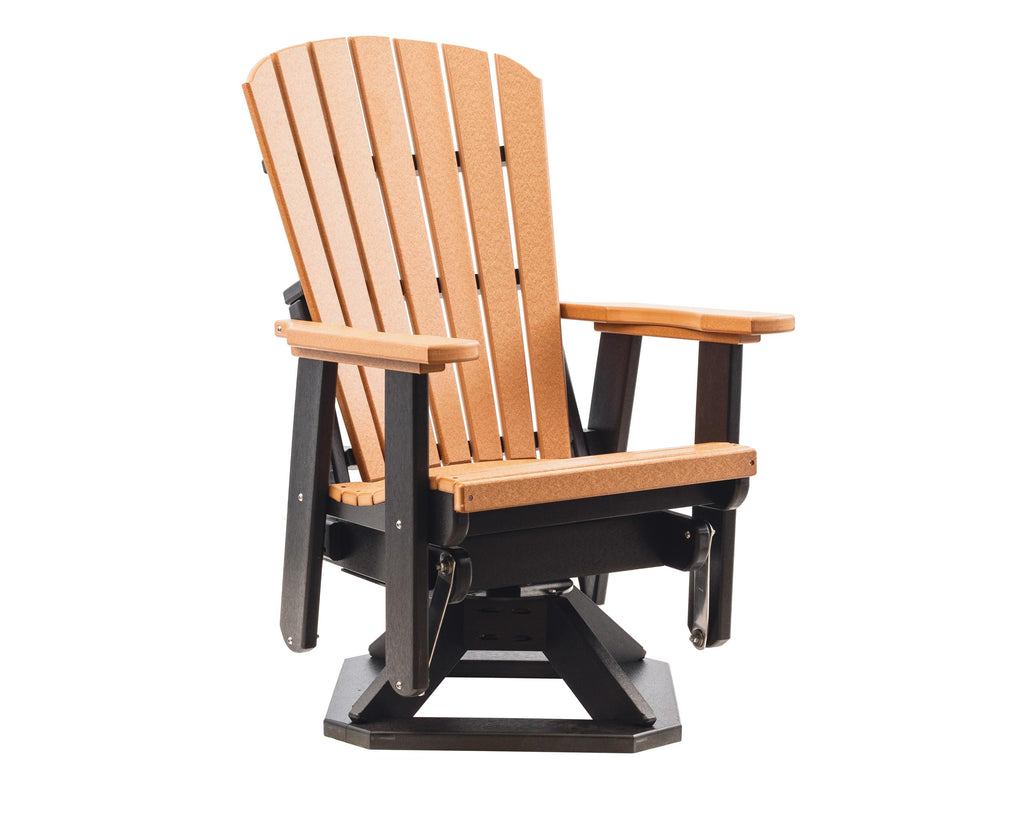 Poly Outdoor Adirondack Swivel Glider T661