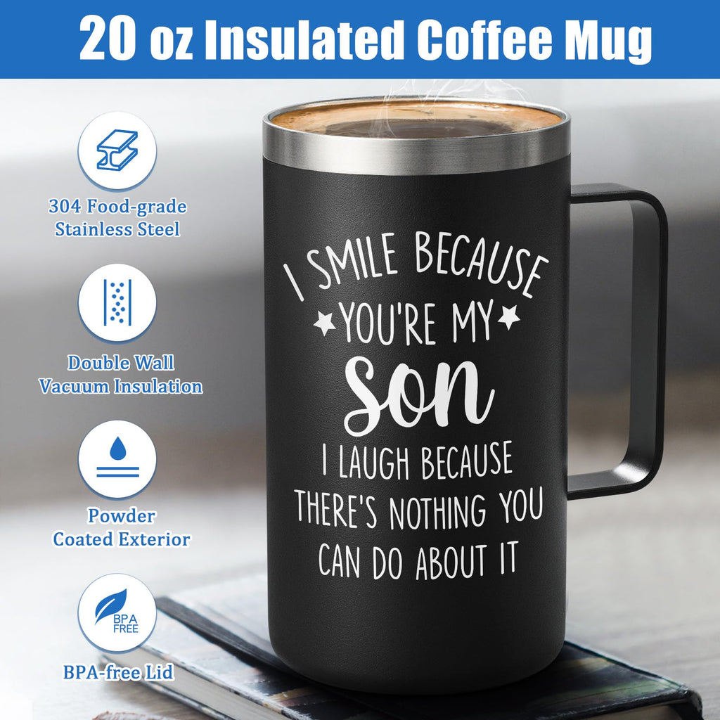 20oz Stainless Steel Insulated Coffee Mug L775