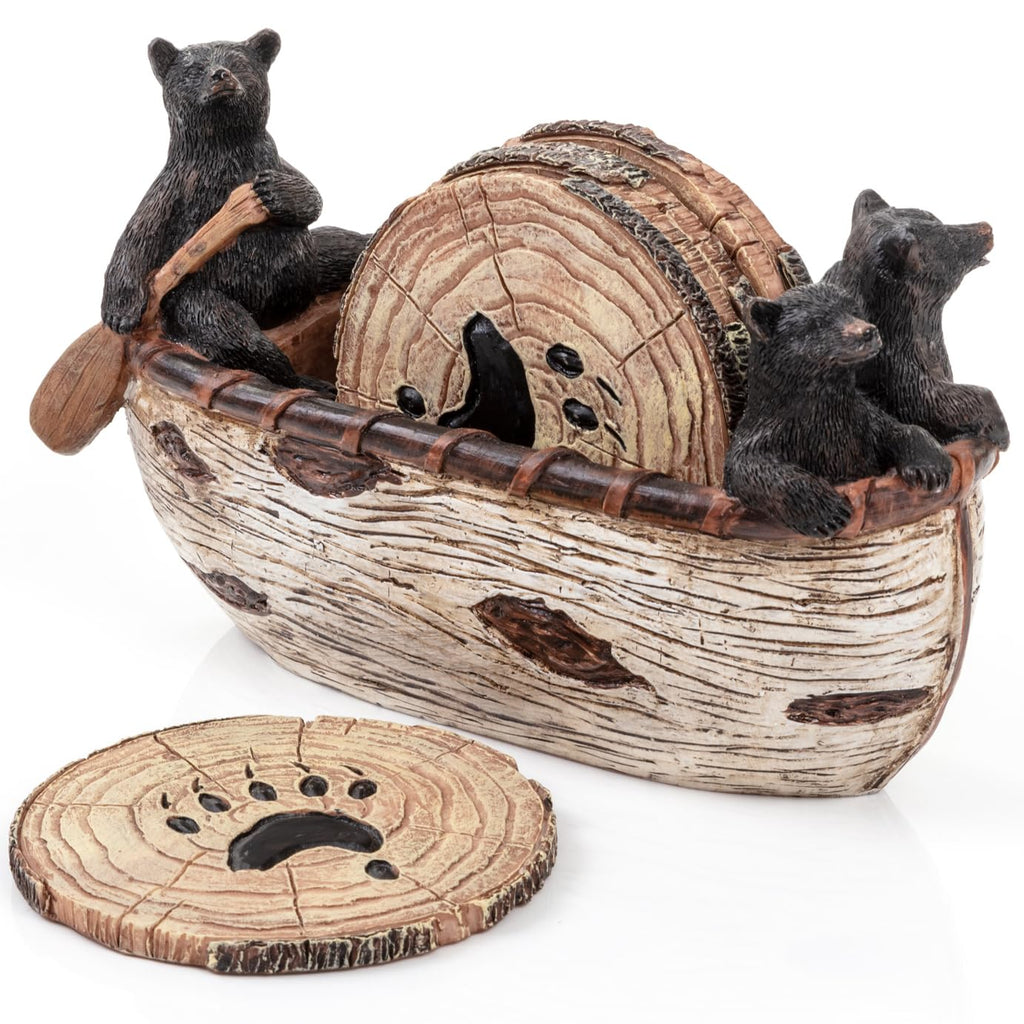 Bear Coasters Set of 6 J9975