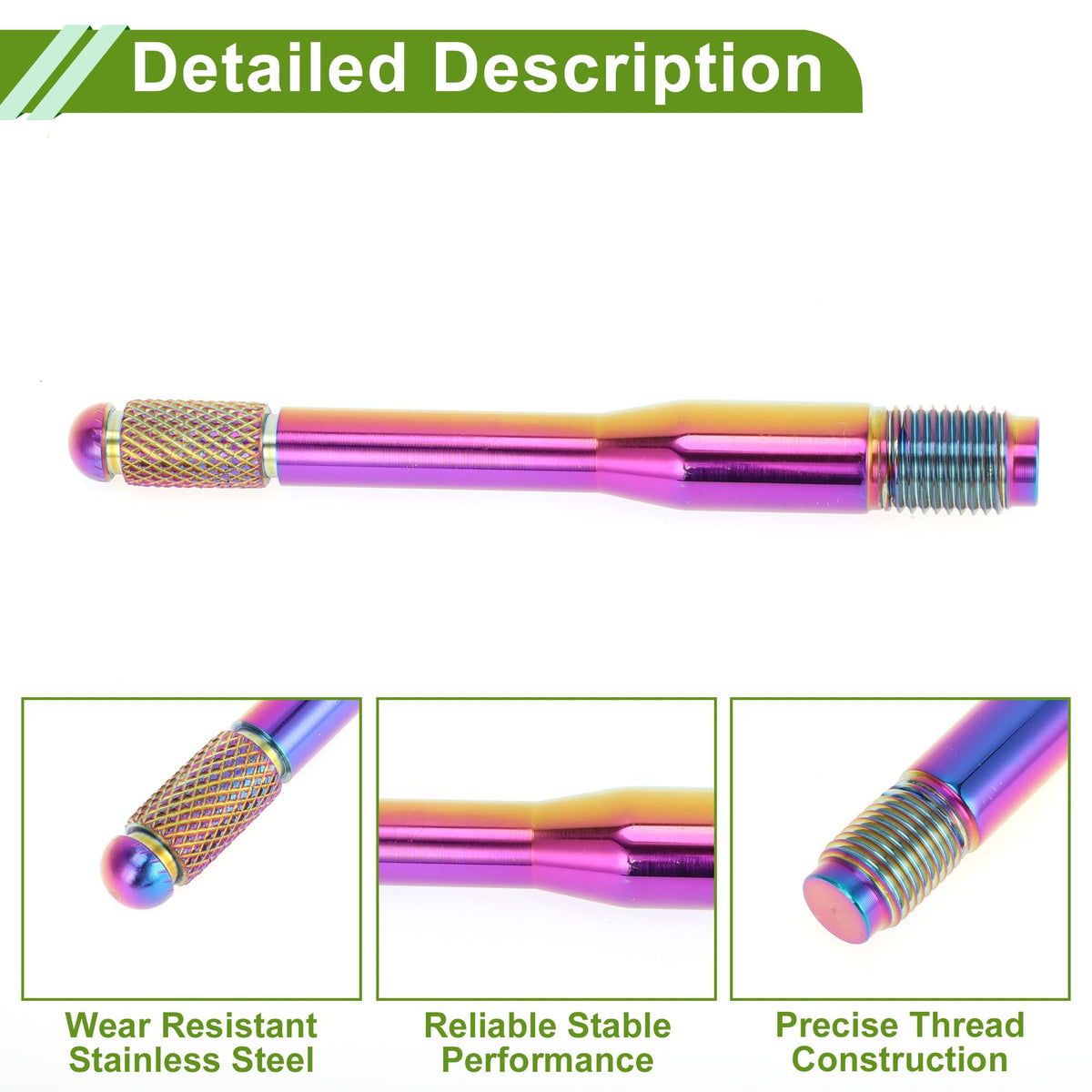 M14x1.5 120mm Stainless Steel Wheel Alignment Pin V907319