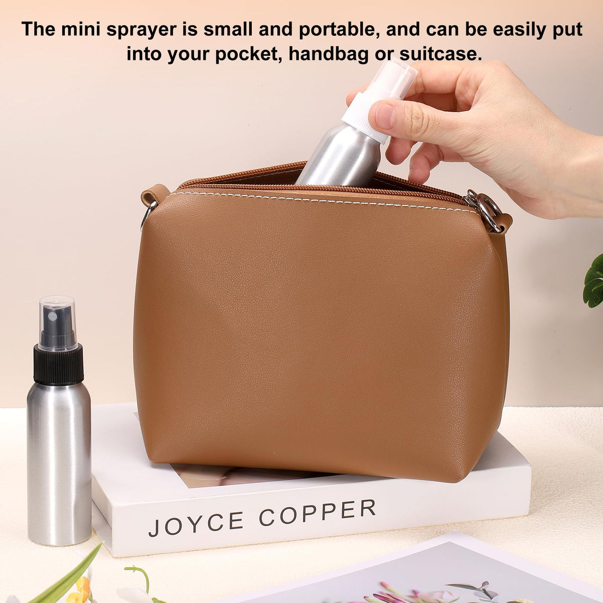 5 Pc 80 ml Aluminum Fine Mist Spray Bottles S594