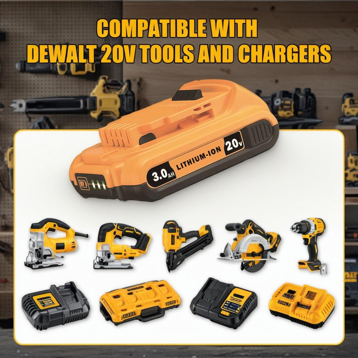 20V Lithium-ion Battery 2Pack W321