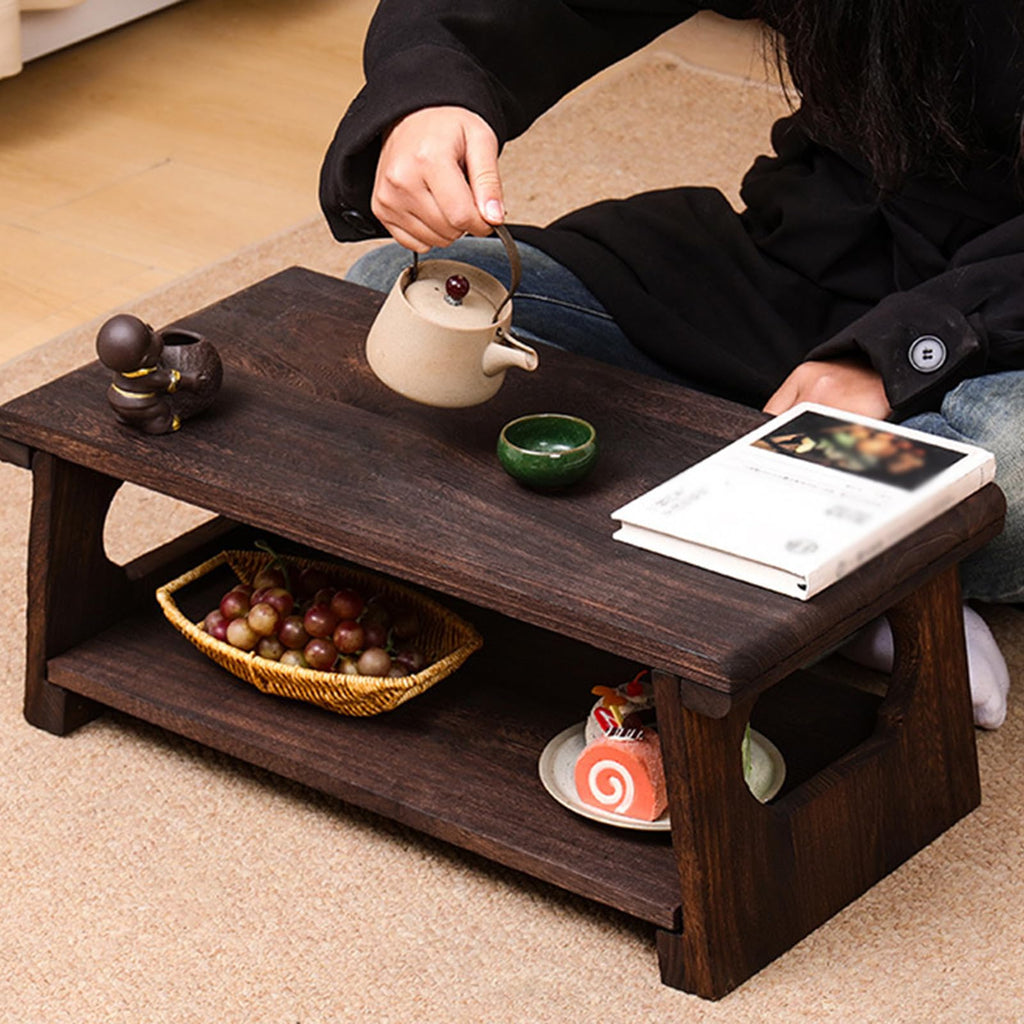 Foldable Japanese Low Floor Table 60x30x22cm X4283