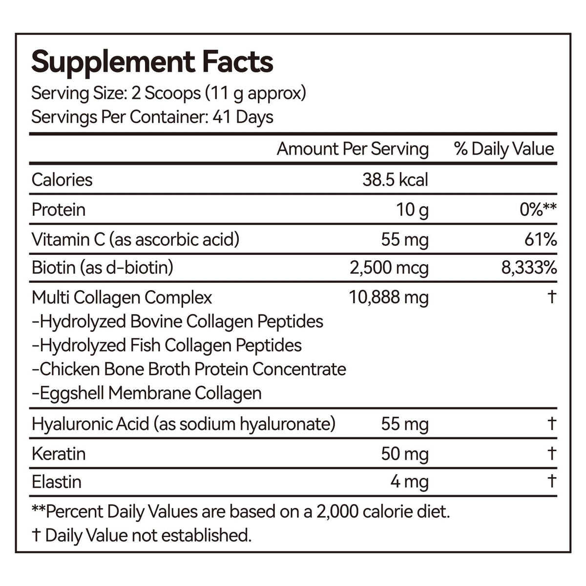 Multi Collagen Peptides Powder Types I II III V X Grass Fed Hydrolyzed H435803