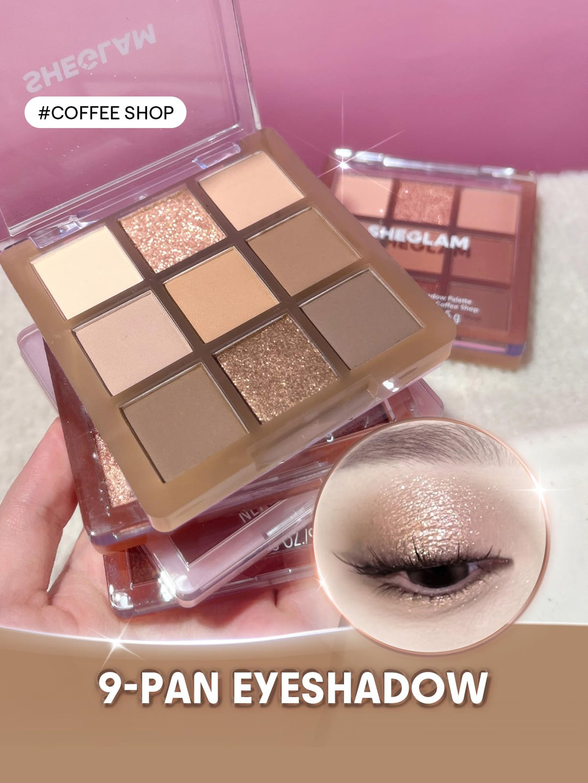 9-Color Shimmer & Matte Eyeshadow Palette U954090