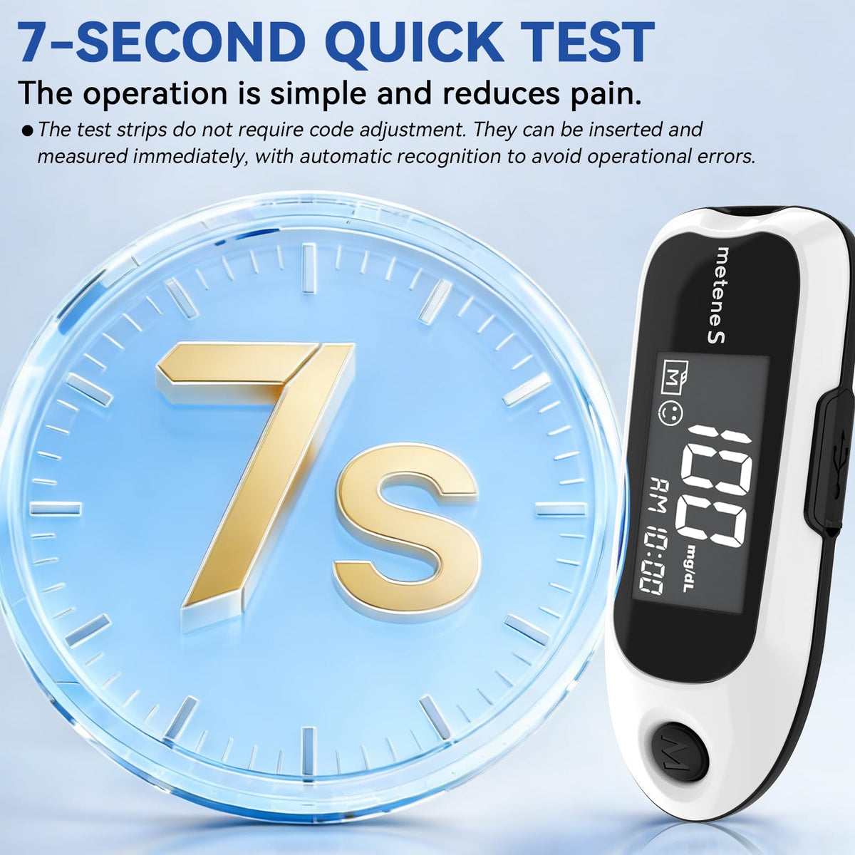 Blood Glucose Monitor Kit & Test Strips 300 Count H32029