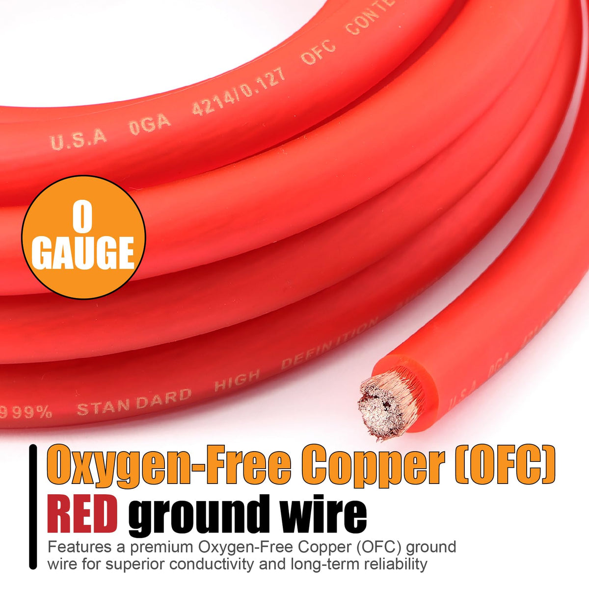 0 Gauge OFC Amp Wiring Kit L12259