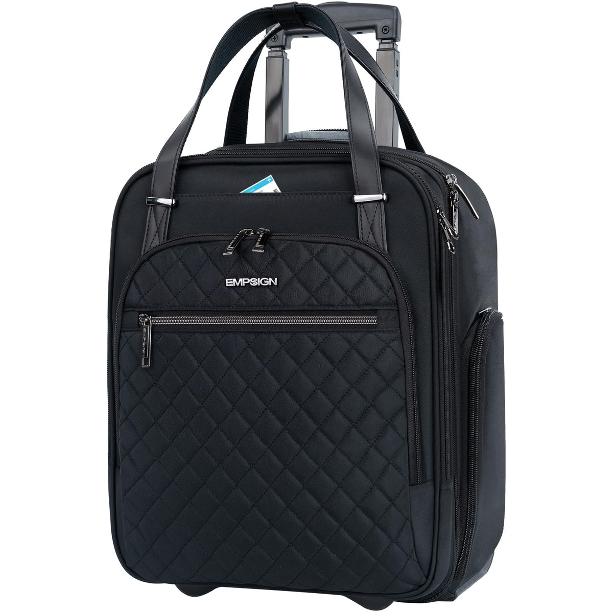 Black 16" Underseat Wheeled Bag P896547