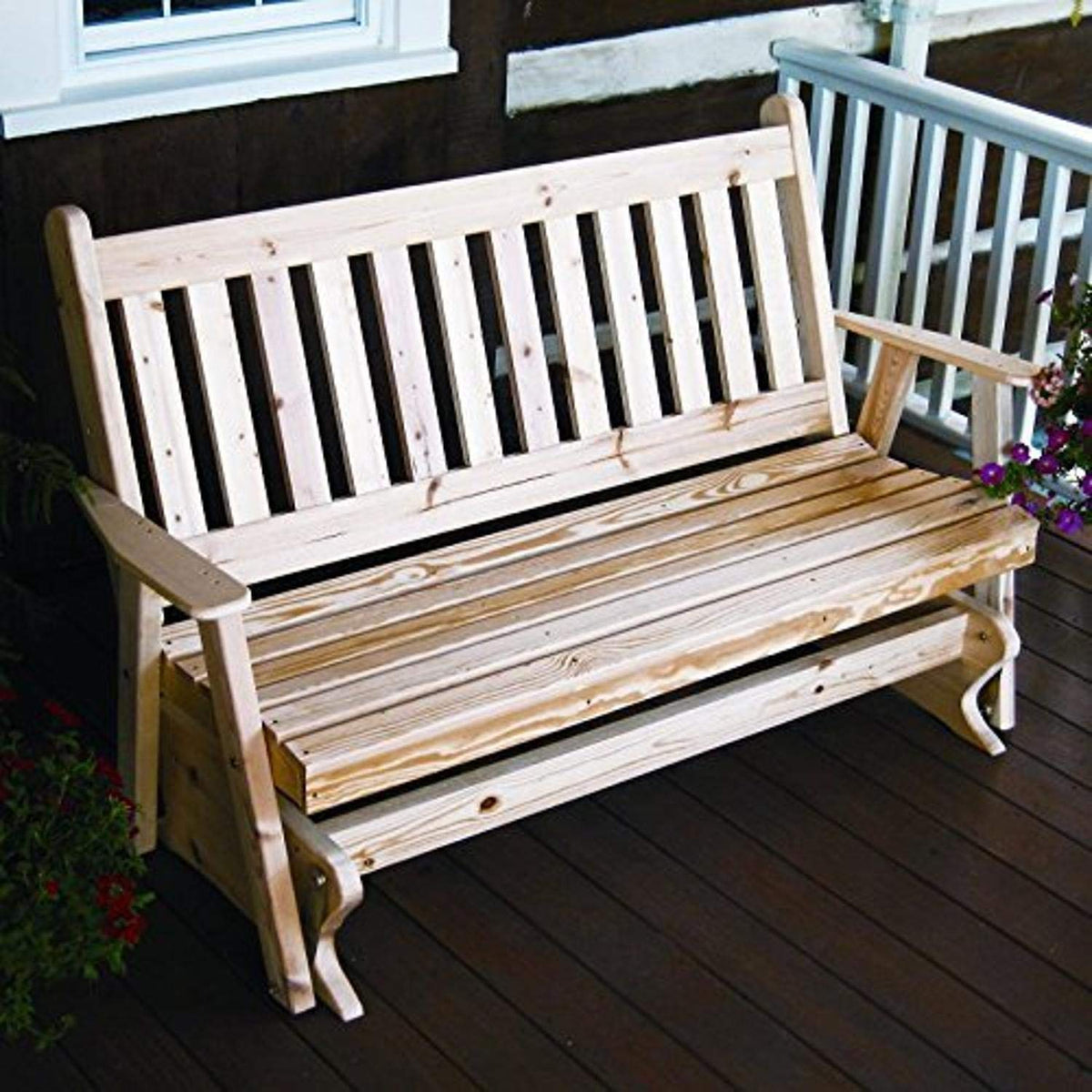 Yellow Pine Glider Bench W53168