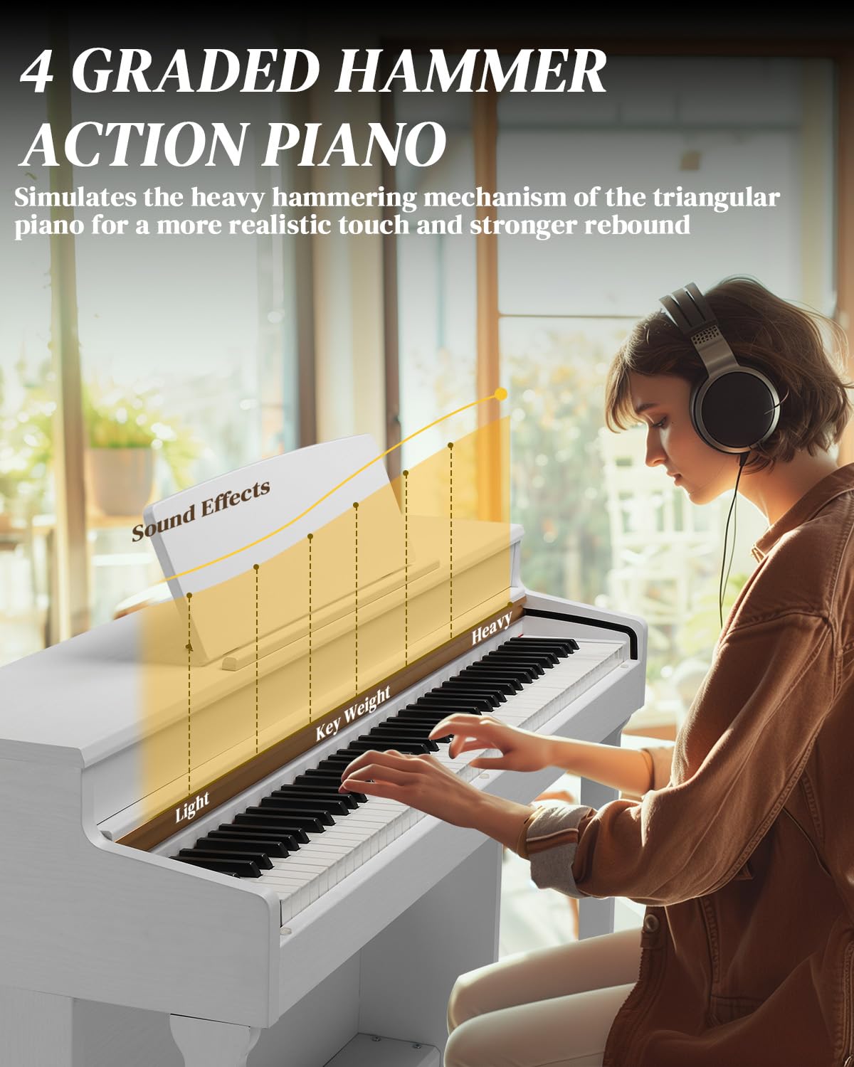 88 Key Weighted Digital Piano Keyboard I442598